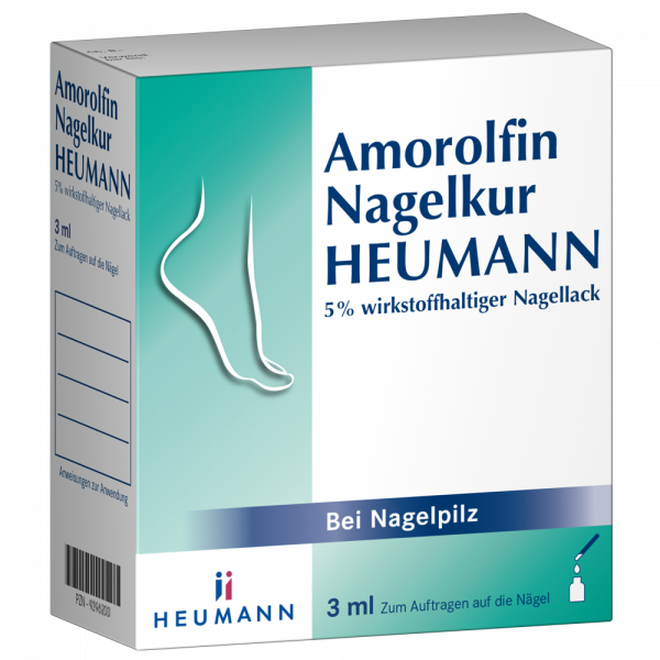 AMOROLFIN Nagelkur Heumann 5% wst.halt.Nagellack