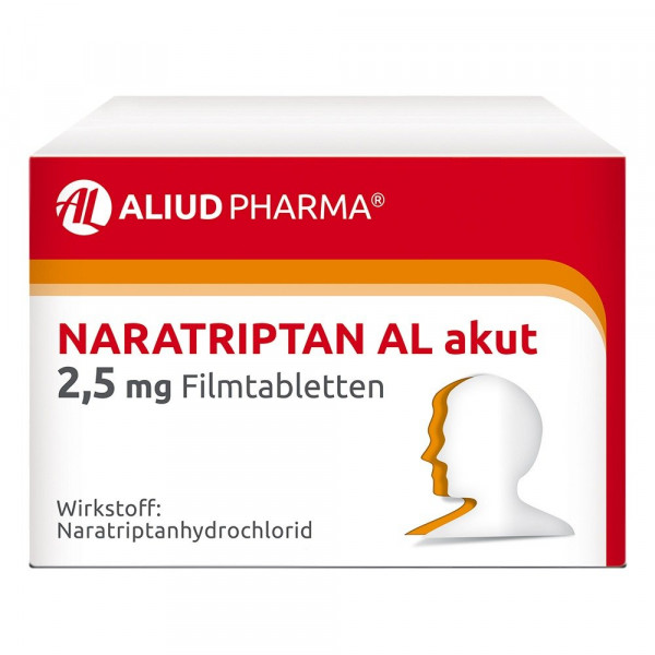 Naratriptan AL akut 2,5 mg Filmtabletten bei Migräne