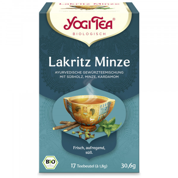 YOGI TEA Lakritz Minze Bio Filterbeutel