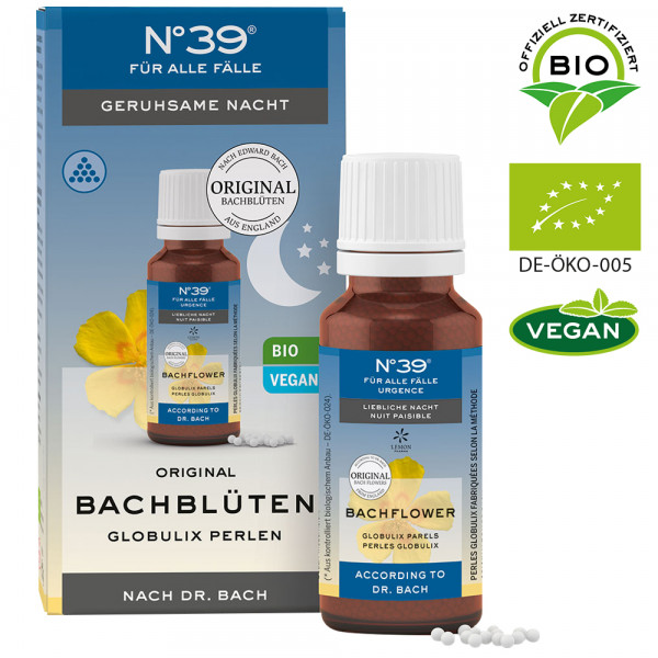 BACHBLÜTEN Notfall No.39 Globulix Nacht Granulat BIO