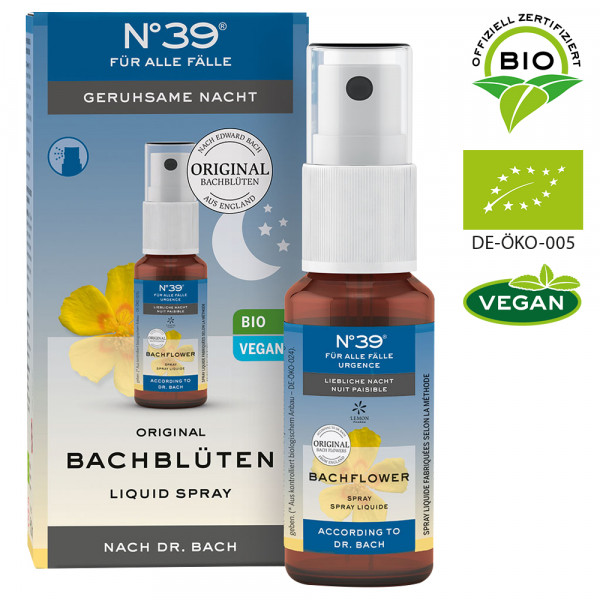 BACHBLÜTEN Notfall No.39 Spray Nacht BIO