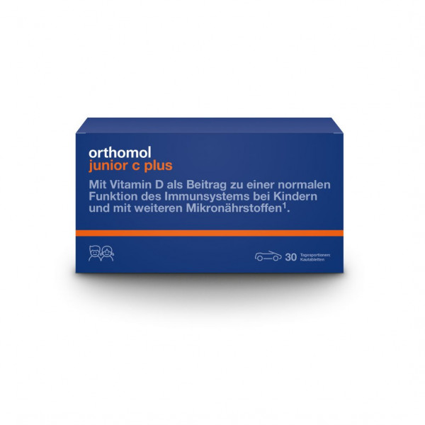 ORTHOMOL Junior C plus Kautabl.Mandarine/Orange