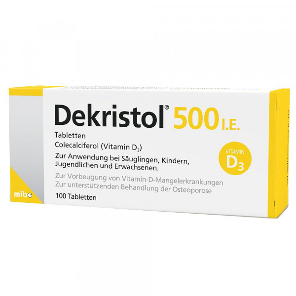 DEKRISTOL 500 I.E. Tabletten