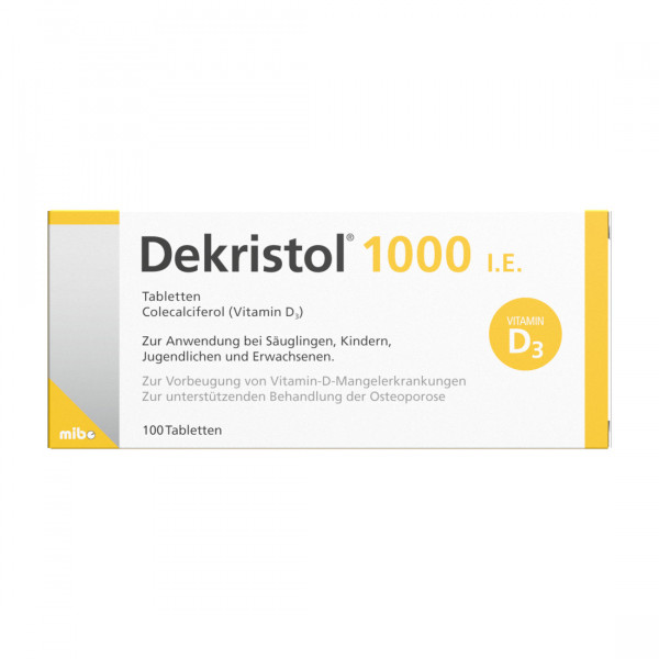 DEKRISTOL 1.000 I.E. Tabletten