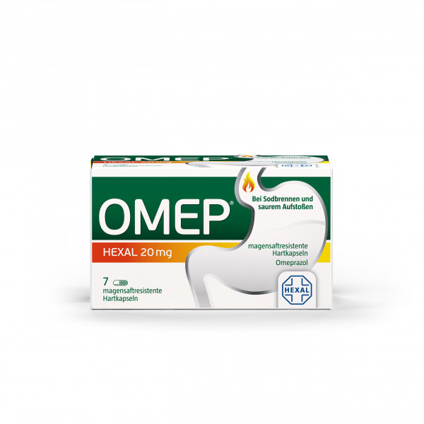 OMEP HEXAL 20 mg magensaftresistente Hartkapseln