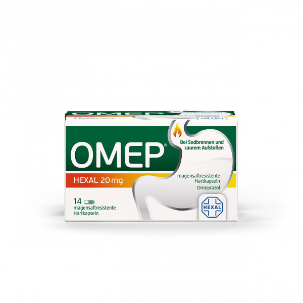 OMEP HEXAL 20 mg magensaftresistente Hartkapseln