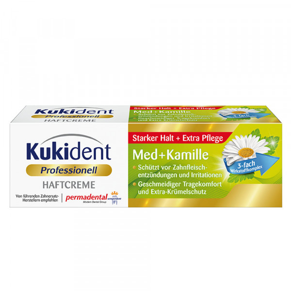 KUKIDENT Haftcreme Med+Kamille