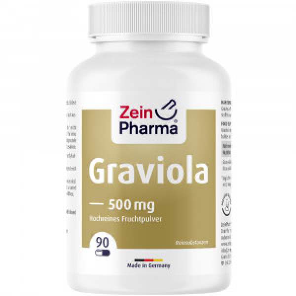 GRAVIOLA KAPSELN 500 mg/Kap.reines Blattpulv.Peru