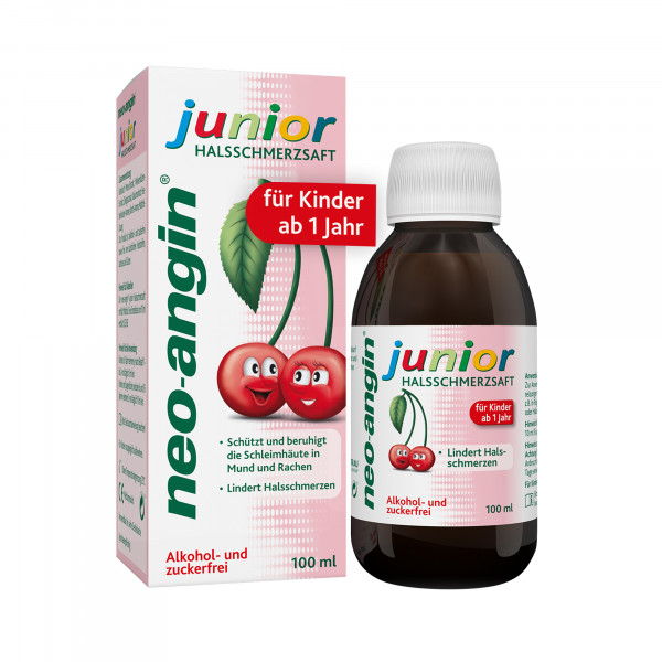NEO-ANGIN junior Halsschmerzsaft