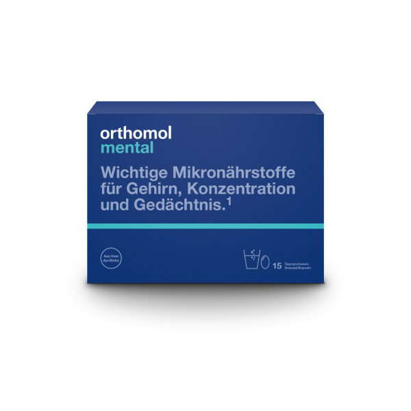 ORTHOMOL mental Granulat/Kapseln 15 Tage Kombip.