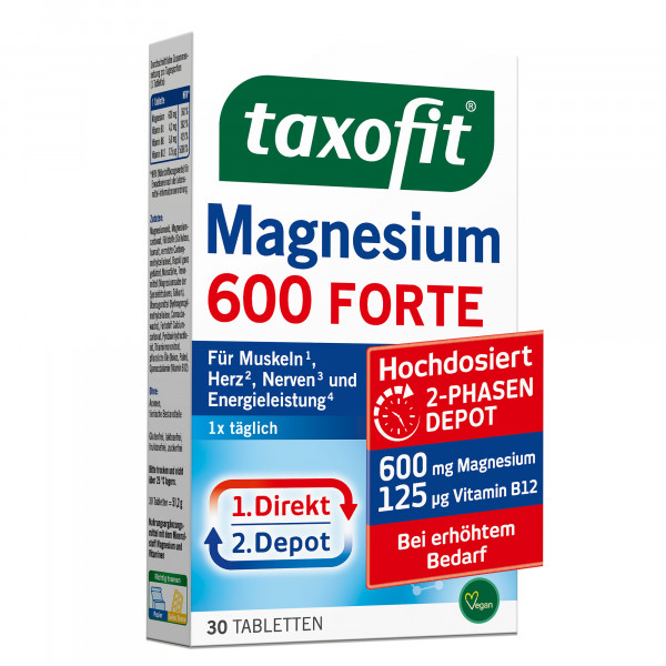 TAXOFIT Magnesium 600 FORTE Depot Tabletten