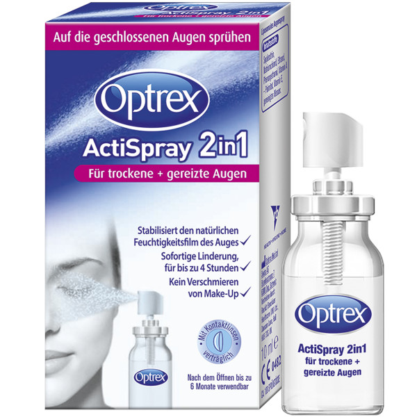 OPTREX ActiSpray 2in1 f.trockene+gereizte Augen