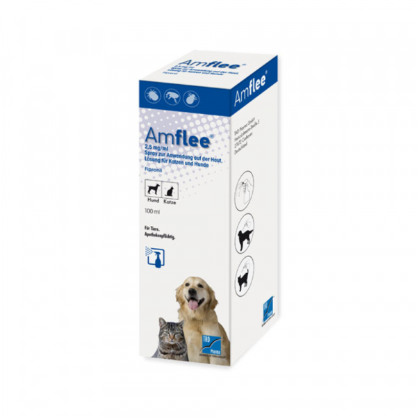 AMFLEE 2,5 mg/ml Spray Lösung f.Hunde/Katzen