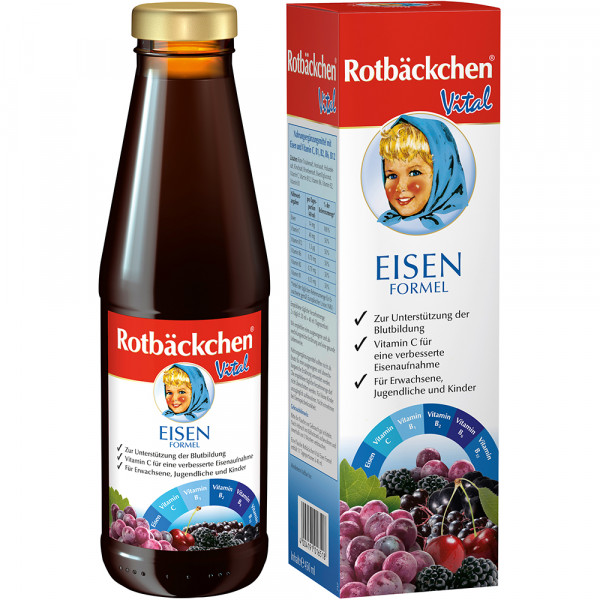 RABENHORST Rotbäckchen Vital Eisen Formel Saft