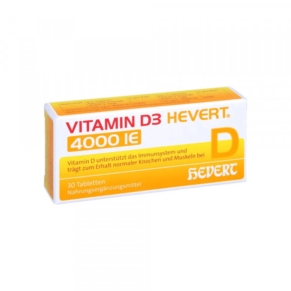 VITAMIN D3 HEVERT 4.000 I.E. Tabletten