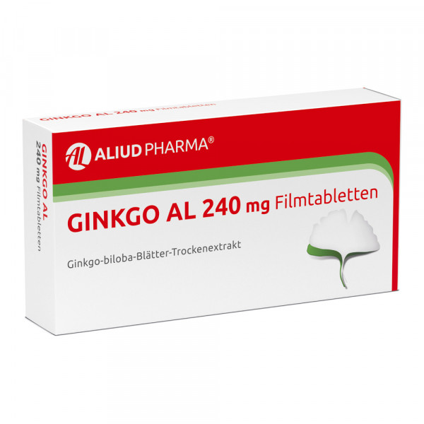Ginkgo AL 240 mg Filmtabletten bei altersbedingten Gedächtniseinbußen mit leichter Demenz