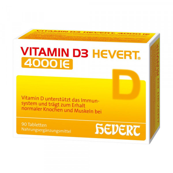 VITAMIN D3 HEVERT 4.000 I.E. Tabletten