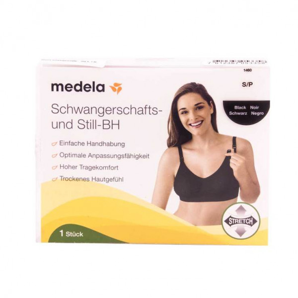 MEDELA Schwangerschafts- u.Still-BH S schwarz