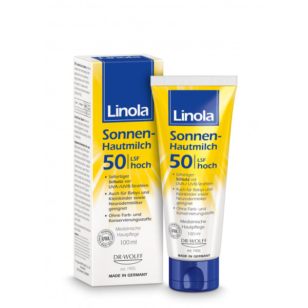 LINOLA Sonnen-Hautmilch LSF 50