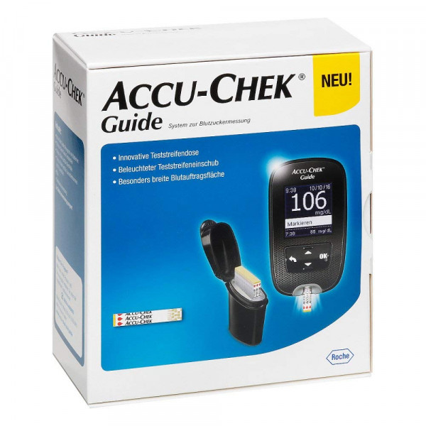 ACCU-CHEK Guide Blutzuckermessgerät Set mmol/l