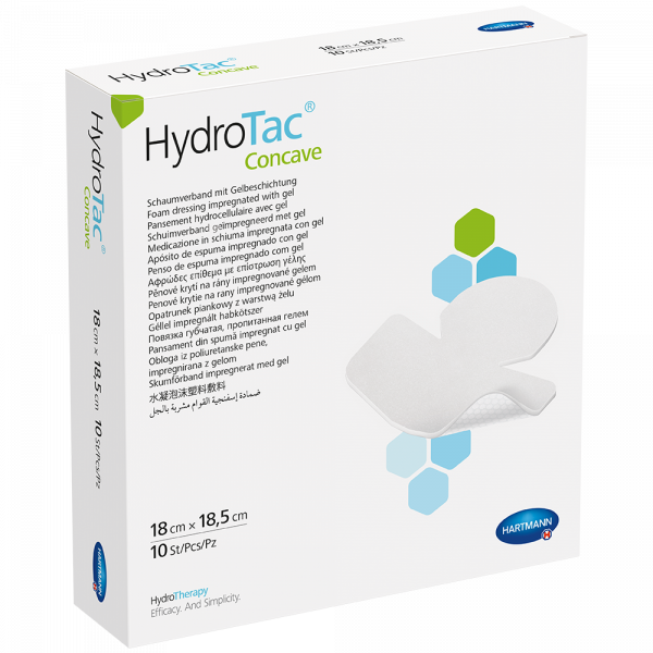 HYDROTAC concave Schaumverband 18x18,5 cm