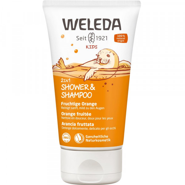 Weleda Kids 2in1 Shower & Shampoo Fruchtige Orange