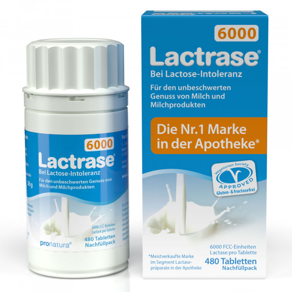 LACTRASE 6.000 FCC Tbl.Klickspender Nachfüllpack
