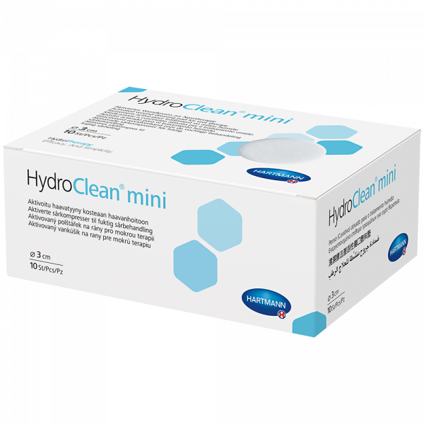 HYDROCLEAN mini Kompressen 3 cm rund steril