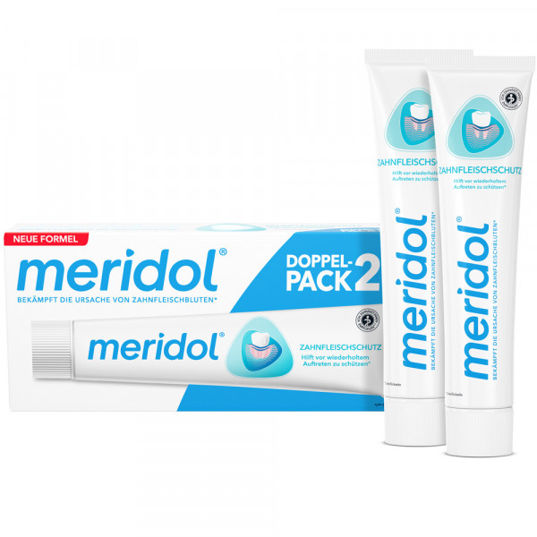 meridol 2x 75ml Zahnfleischschutz Zahnpasta bei Zahnfleischbluten
