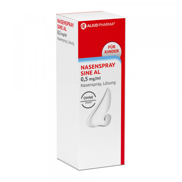 Nasenspray sine AL 0,5 mg / ml bei Schnupfen