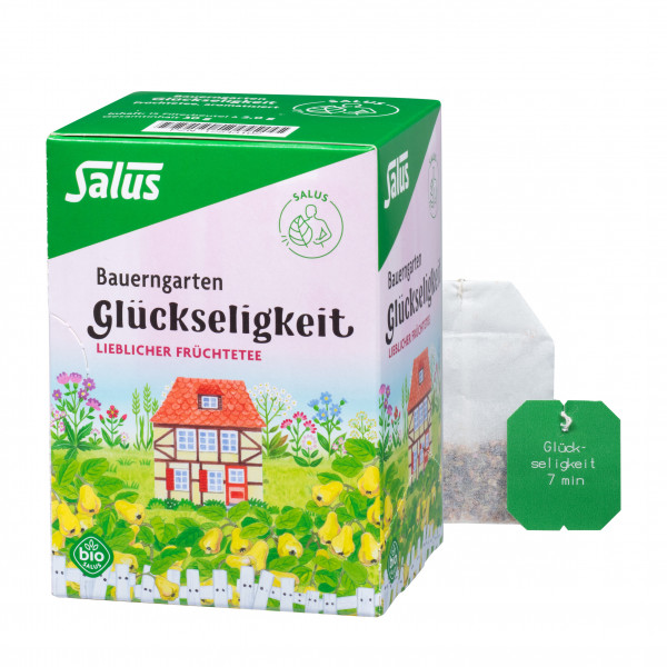 BAUERNGARTEN-Tee Glückseligkeit Früchtetee Salus BIO