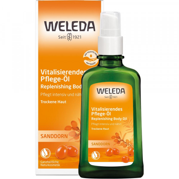 Weleda Körperöl Sanddorn - pflegt trockene Haut intensiv