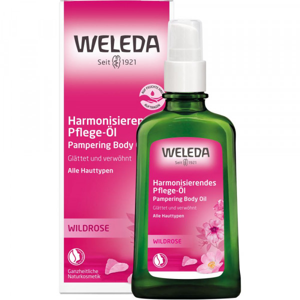 Weleda Körperöl Wildrose - harmonisierend & glättet die Haut