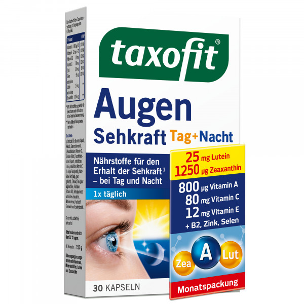 TAXOFIT Augen Sehkraft Kapseln