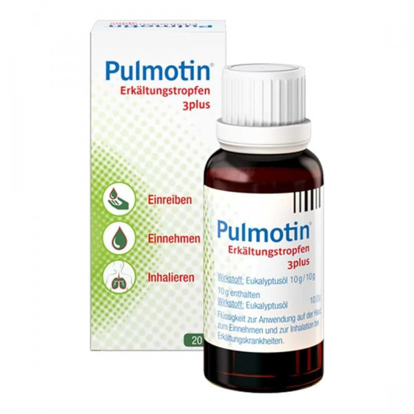 PULMOTIN Erkältungstropfen 3plus