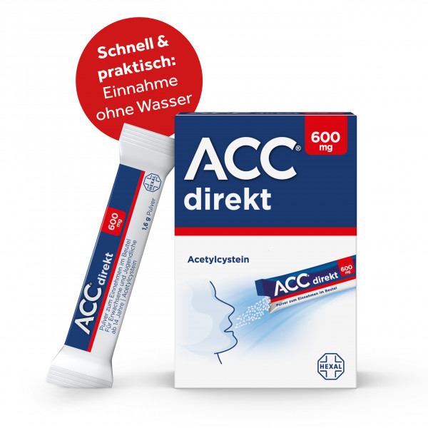 ACC direkt 600 mg Pulver zum Einnehmen im Beutel
