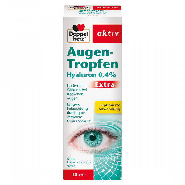 DOPPELHERZ Augen-Tropfen Hyaluron 0,4% Extra