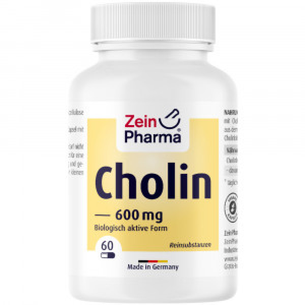 CHOLIN 600 mg rein aus Bitartrat veg.Kapseln