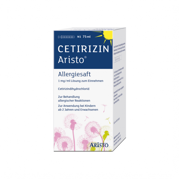 CETIRIZIN Aristo Allergiesaft 1 mg/ml Lsg.z.Einn.