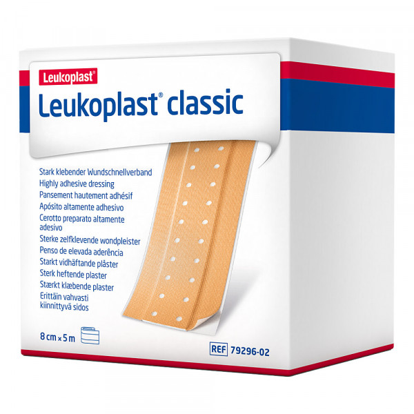 LEUKOPLAST Classic Pflaster 8 cmx5 m Rolle