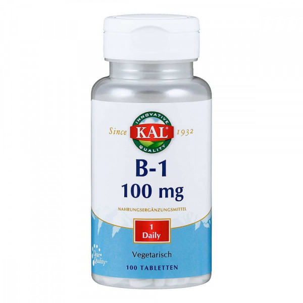 VITAMIN B1 THIAMIN 100 mg Tabletten
