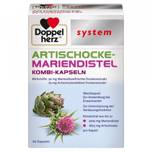 DOPPELHERZ Artischocke-Mariendistel system Weichk.