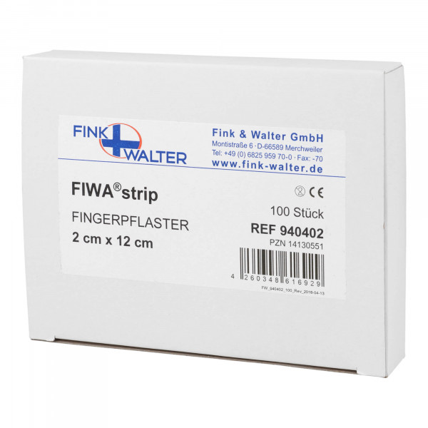 FINGERPFLASTER 2x12 cm hautfarben FIWAstrip