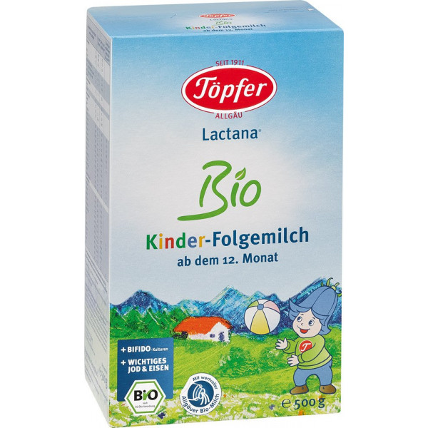 TÖPFER Lactana Kinder Bio Folgemilch Pulver