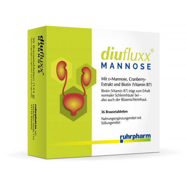 DIUFLUXX Mannose Brausetabletten