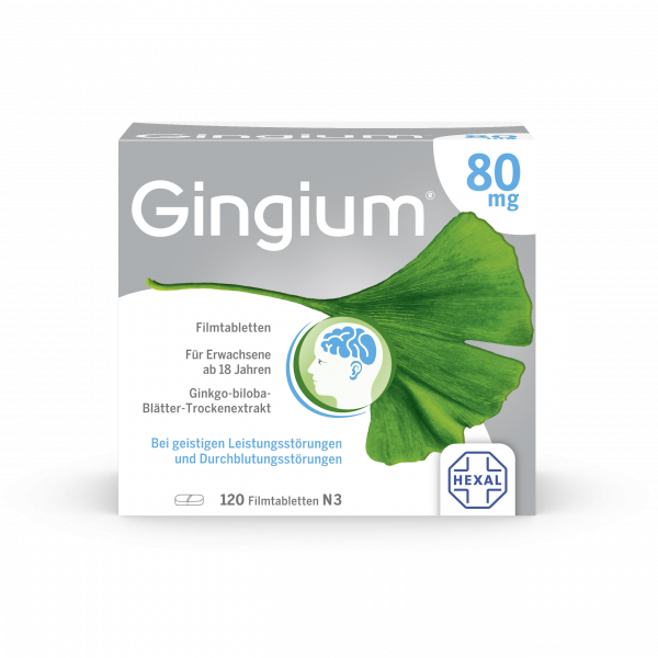 GINGIUM 80 mg Filmtabletten