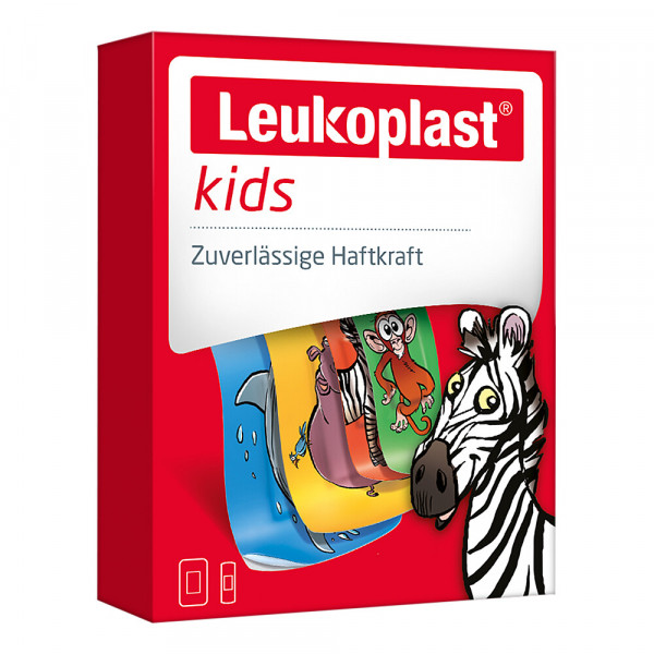 LEUKOPLAST kids Strips 19x56 mm 8 St/38x63 mm 4 St