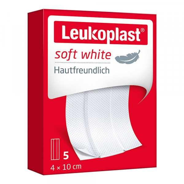 LEUKOPLAST soft white Pflaster 4x10 cm