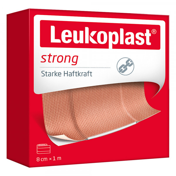 LEUKOPLAST strong Pflaster 8 cmx1 m
