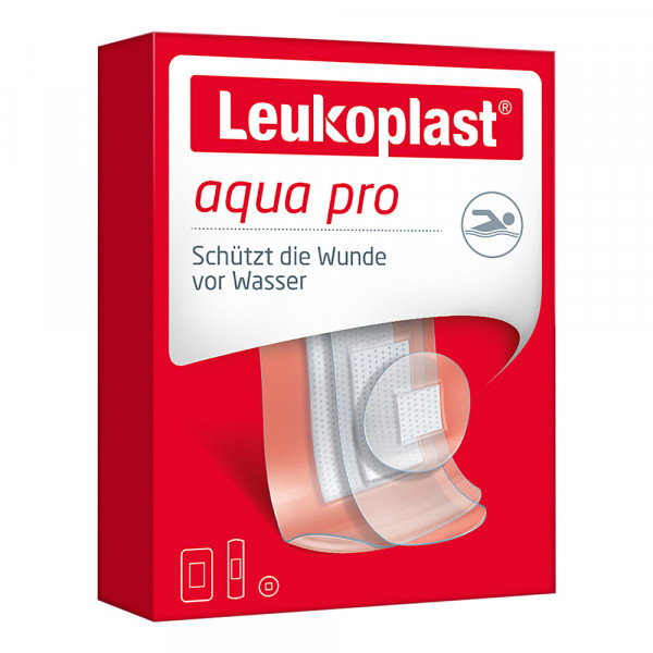 LEUKOPLAST aqua pro Strips 24mm/19x72mm/38x63mm